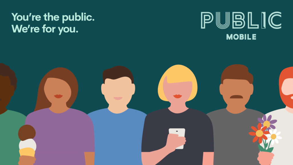 Public Mobile creative - programmatic digital out-of-home campaign