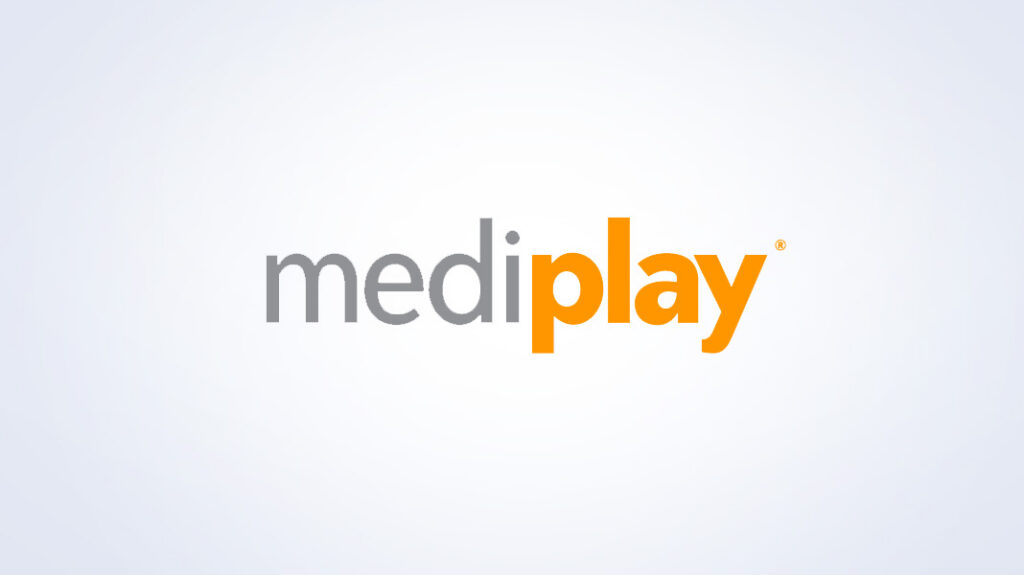 Mediplay logo on a white background.