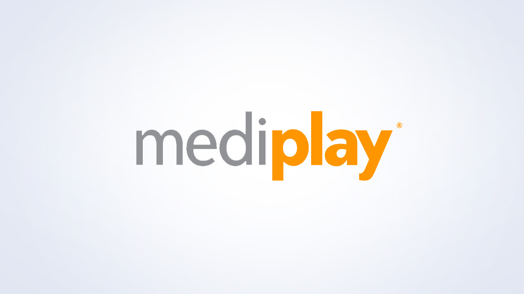Mediplay logo on a white background.