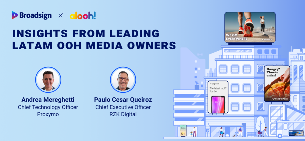 ALOOH 2026 x Broadsign Webinar insights from leading LATAM media owners