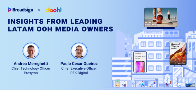 ALOOH 2026 x Broadsign Webinar insights from leading LATAM media owners